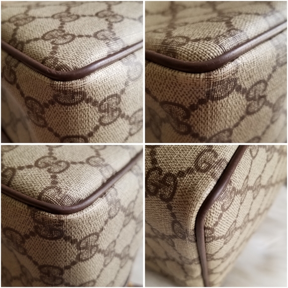 Gucci Vintage Supreme Coated Canvas Boston Bag - Picture 8 of 14